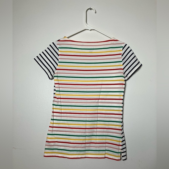 Boden Stripes ahead‎ of the rest Tee Sz Small Striped Crew Neck Cotton Casual - Picture 6 of 9